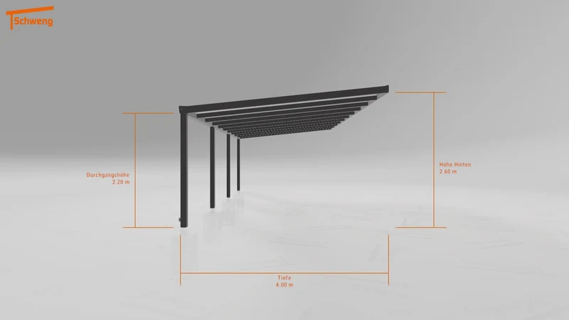 #DE Schweng Terrassenüberdachung S400 (ID qdw9zw)