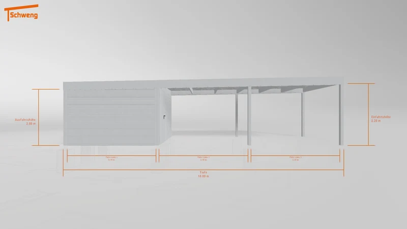 #DE Schweng Flachdachcarport C600 (ID 85bvmj) #MTG