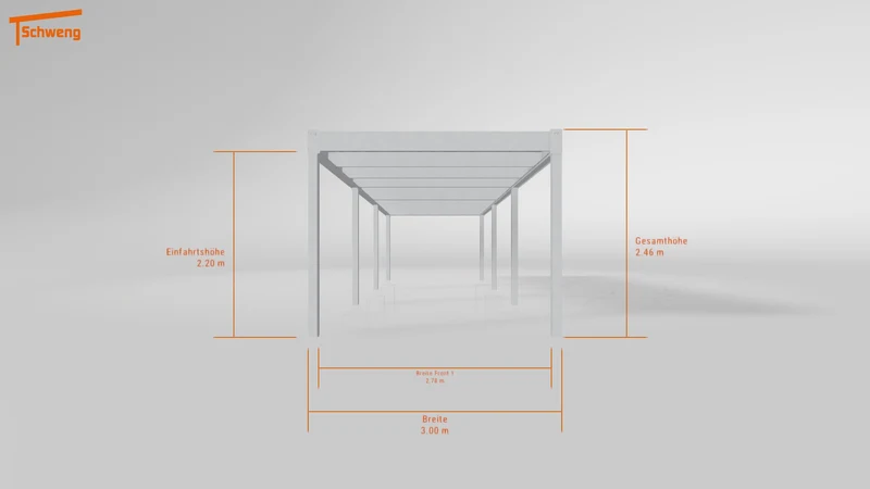 #DE Schweng Flachdachcarport C600 (ID 5mw4j4) #MTG