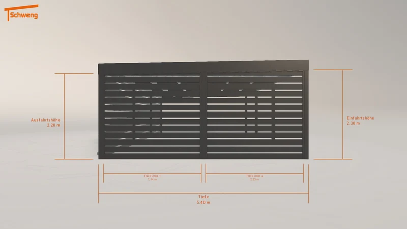 #DE Schweng Flachdachcarport C600 (ID zbg5wz) #MTG