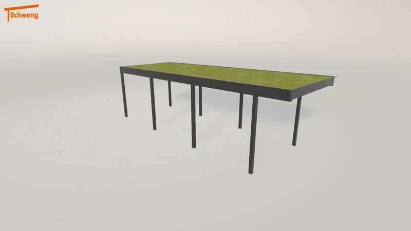 #DE Schweng Flachdachcarport C600+ (ID pbj9qk) #MTG