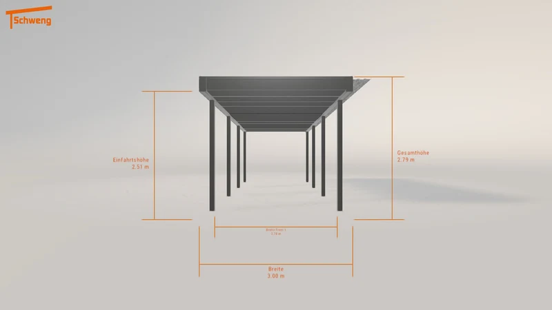 #DE Schweng Flachdachcarport C600+ (ID pbj9qk) #MTG