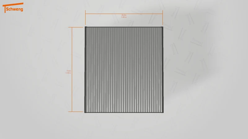 #DE Schweng Flachdachcarport C600 (ID 85bj8j)