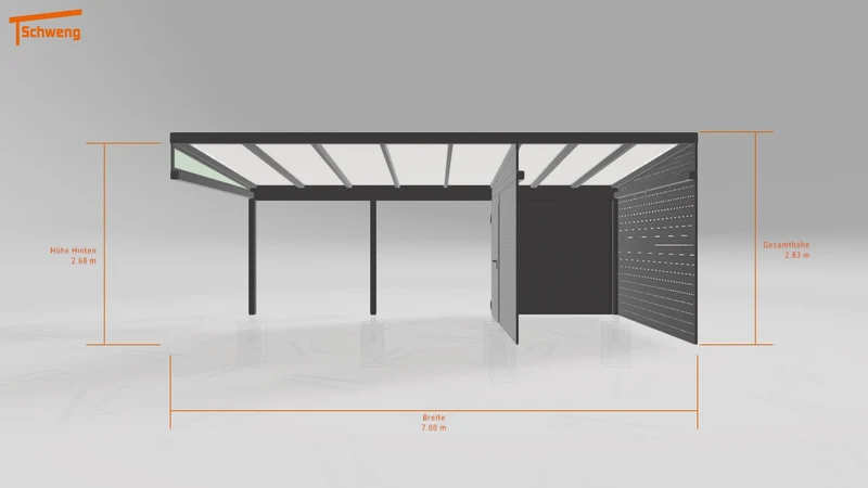 #DE Schweng Pultdachcarport S350 (ID w3n4j3) #MTG