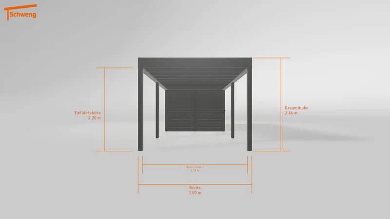 #DE Schweng Flachdachcarport C600+ (ID bkgzrp) #MTG