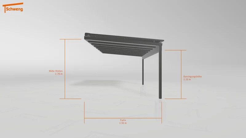 #DE Schweng Terrassenüberdachung S350 (ID ygnrmr)