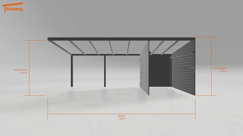 #DE Schweng Pultdachcarport S400 (ID 2qxv4d) #MTG