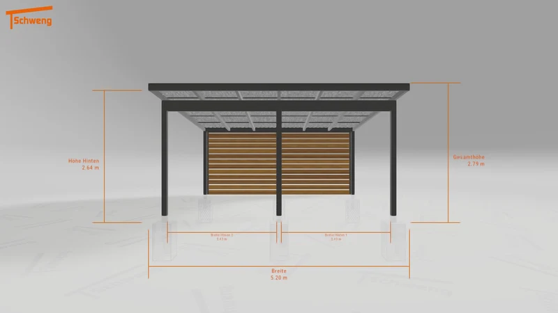 #DE Schweng Pultdachcarport S400 (ID qdwqzv) #MTG