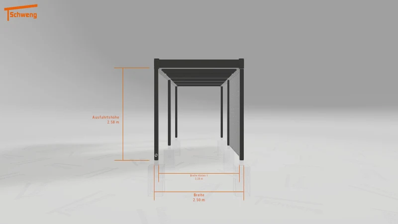 #DE Schweng Flachdachcarport C600 (ID bkgzmr) #MTG