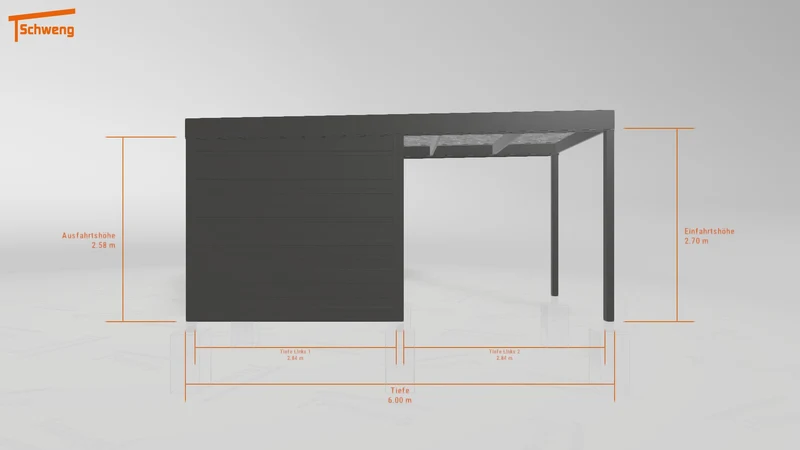 #DE Schweng Flachdachcarport C600 (ID bkgzmr) #MTG