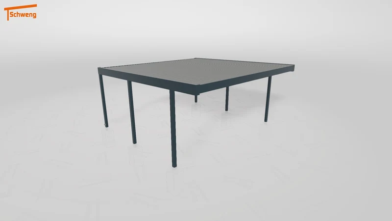 #DE Schweng Flachdachcarport C600 (ID pbj47y)
