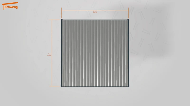 #DE Schweng Flachdachcarport C600 (ID pbj47y)