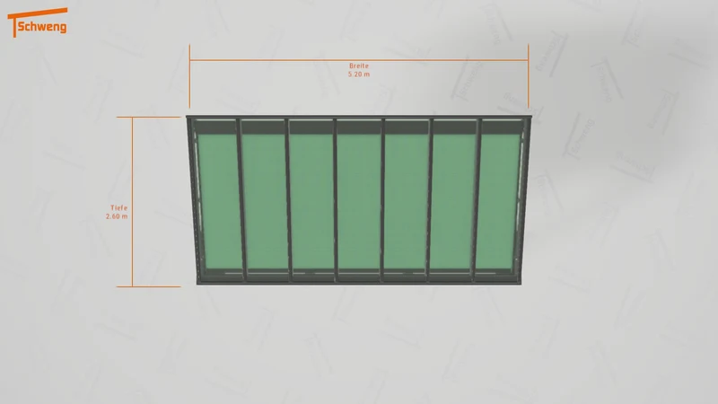 #DE Schweng Terrassenüberdachung S400 (ID 85bzzx)