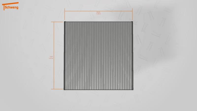 #DE Schweng Flachdachcarport C600 (ID 77m337)