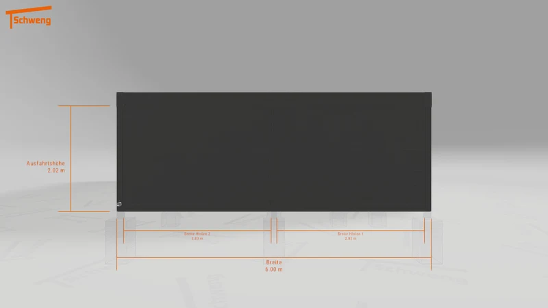 #DE Schweng Flachdachcarport C600+ (ID g7gd28) #MTG