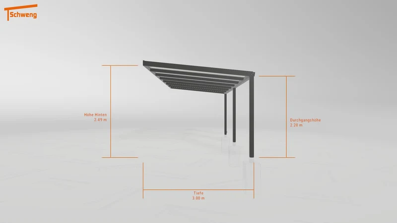 #DE Schweng Terrassenüberdachung S350 (ID n5xqky)