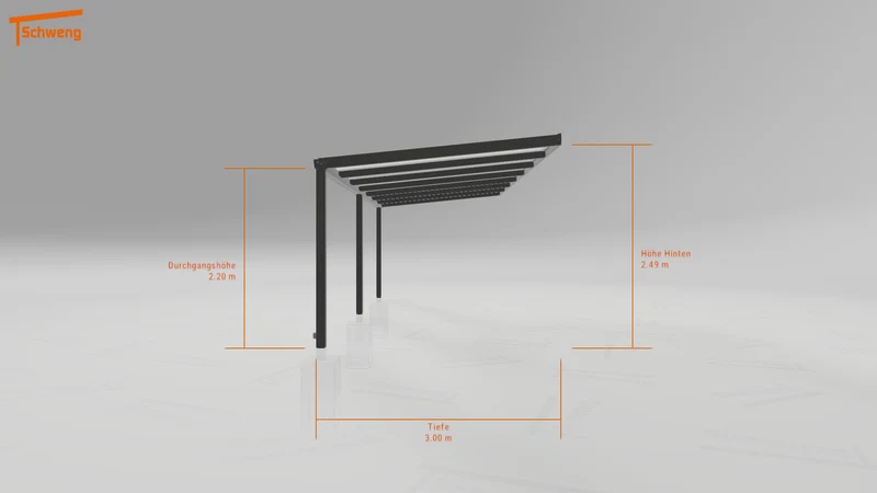 #DE Schweng Terrassenüberdachung S350 (ID n5xqky)