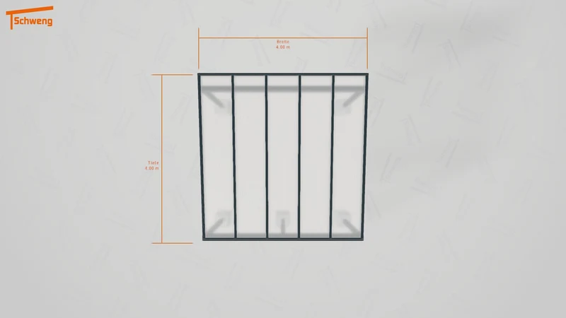 #DE Schweng Terrassenüberdachung S400 (ID 338dzq)
