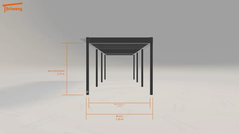 #DE Schweng Flachdachcarport C600+ (ID mj7pr8) #MTG