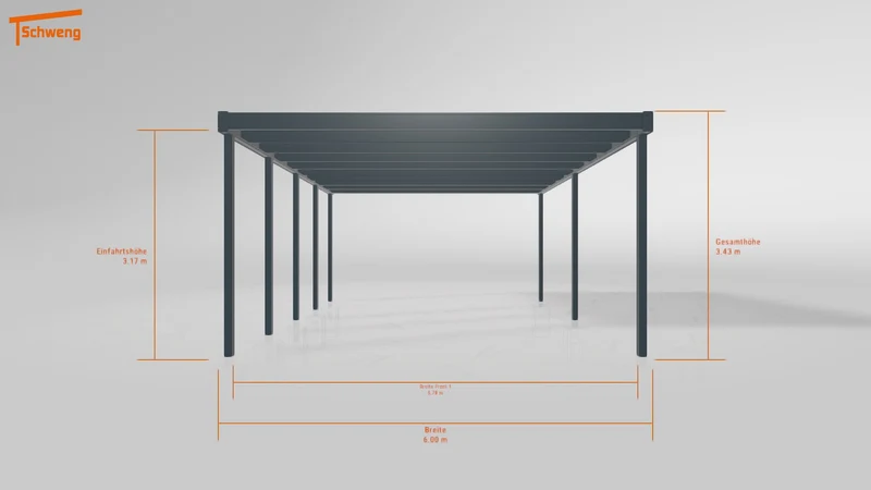 #DE Schweng Flachdachcarport C600 (ID mj7prv) #MTG