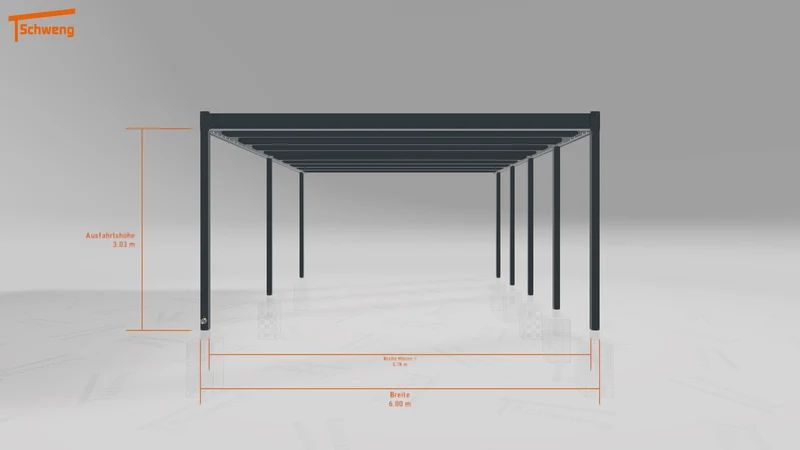 #DE Schweng Flachdachcarport C600 (ID mj7prv) #MTG
