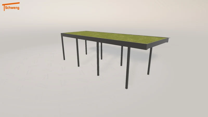 #DE Schweng Flachdachcarport C600+ (ID qdwywz) #MTG