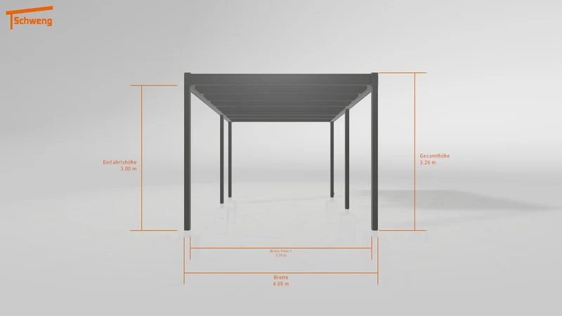 #DE Schweng Flachdachcarport C600 (ID 9wpr78) #MTG