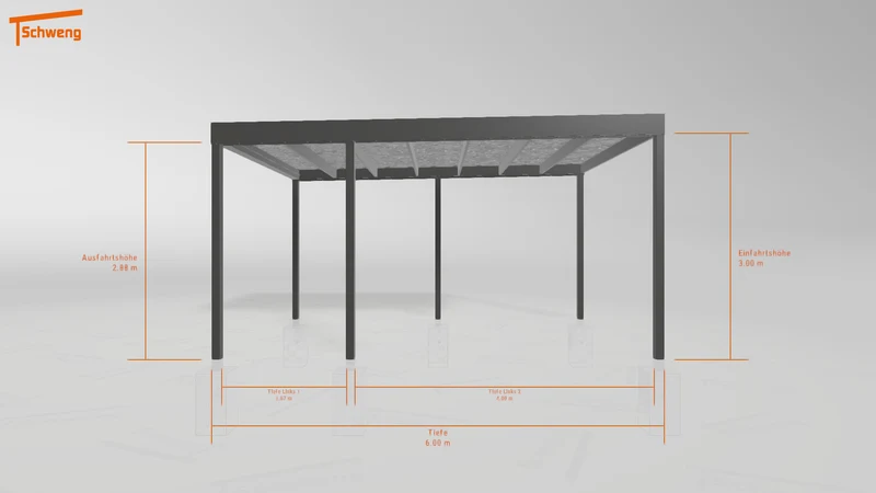 #DE Schweng Flachdachcarport C600 (ID 9wpr78) #MTG
