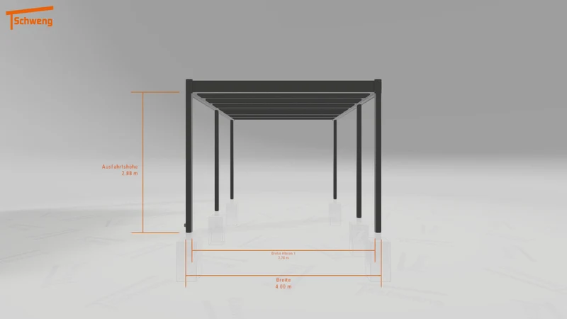 #DE Schweng Flachdachcarport C600 (ID 2qx9nq) #MTG