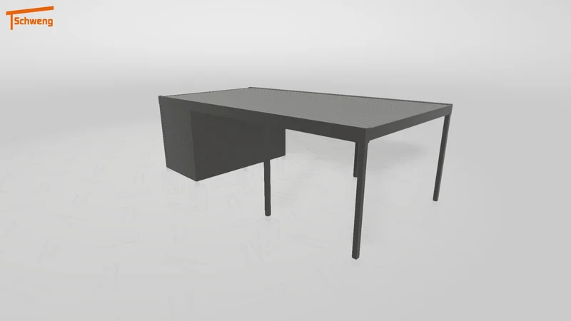 #DE Schweng Flachdachcarport C600 (ID qdw7rk) #MTG