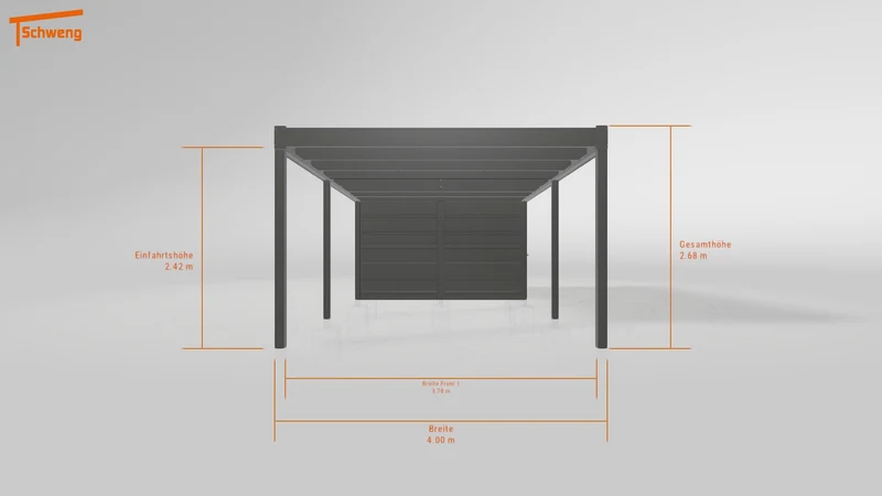 #DE Schweng Flachdachcarport C600 (ID qdw7rk) #MTG