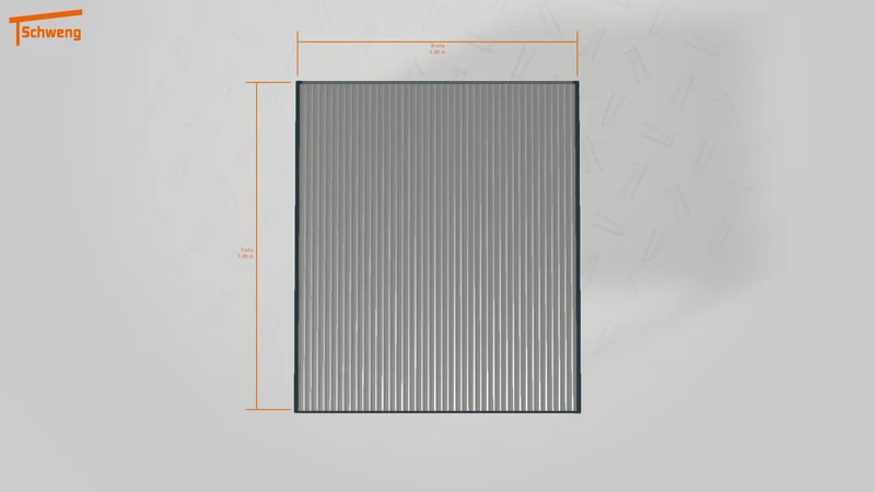 #DE Schweng Flachdachcarport C600 (ID mj7kbz)