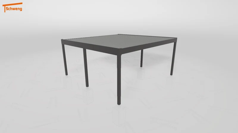 #DE Schweng Flachdachcarport C600 (ID pbj447)