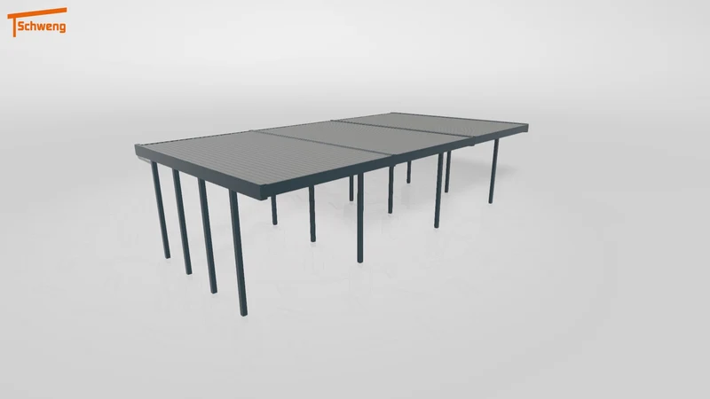 #DE Schweng Flachdachcarport C600 (ID bkgzzp)
