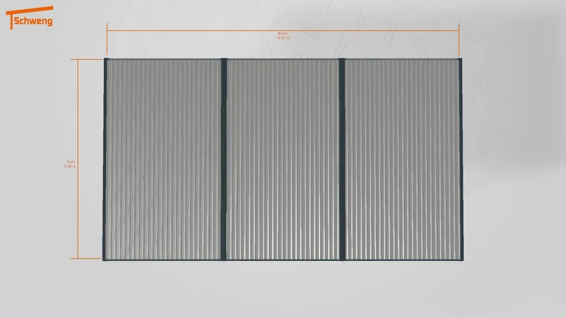 #DE Schweng Flachdachcarport C600 (ID bkgzzp)