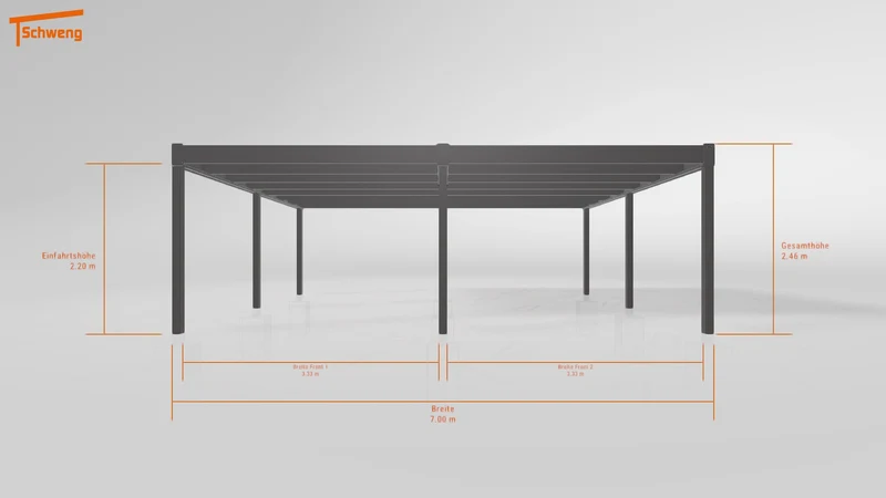 #DE Schweng Flachdachcarport C600+ (ID jj9ddn) #MTG