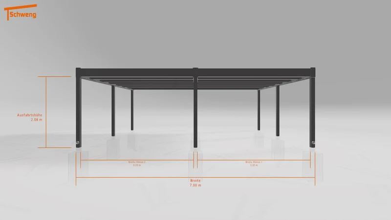 #DE Schweng Flachdachcarport C600+ (ID jj9ddn) #MTG