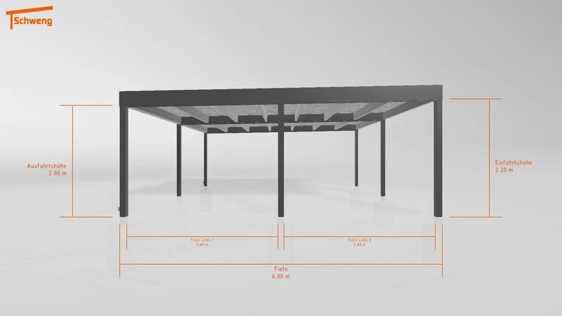 #DE Schweng Flachdachcarport C600+ (ID jj9ddn) #MTG