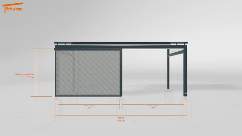 #DE Schweng Terrassenüberdachung S400 (ID ygnrvz)