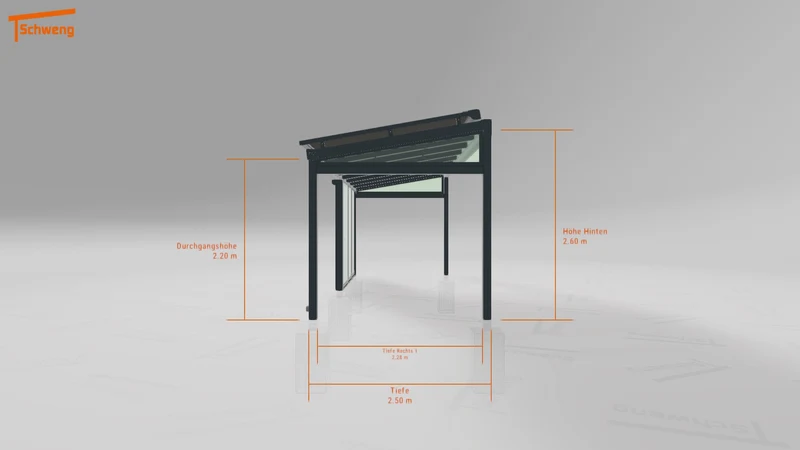 #DE Schweng Terrassenüberdachung S400 (ID ygnrvz)
