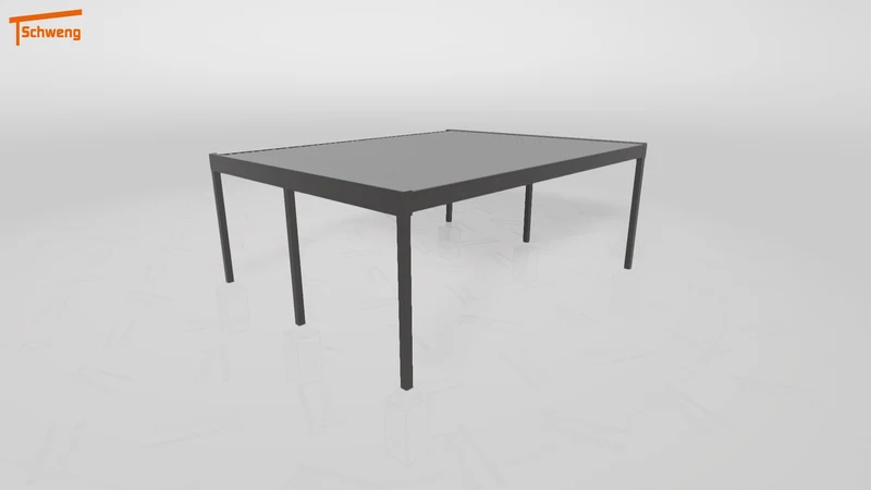 #DE Schweng Flachdachcarport C600 (ID x7nq83)