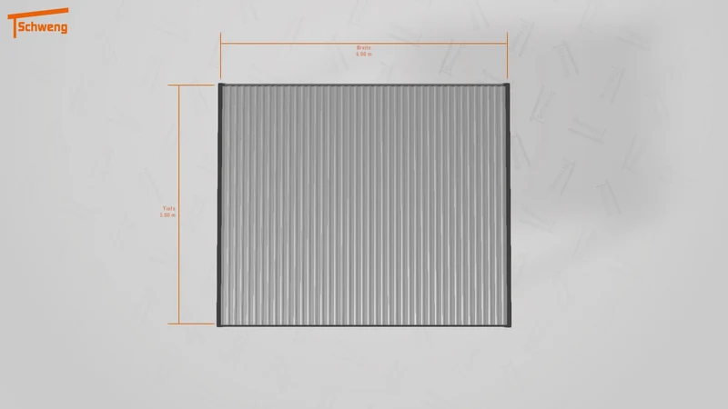 #DE Schweng Flachdachcarport C600 (ID x7nq83)