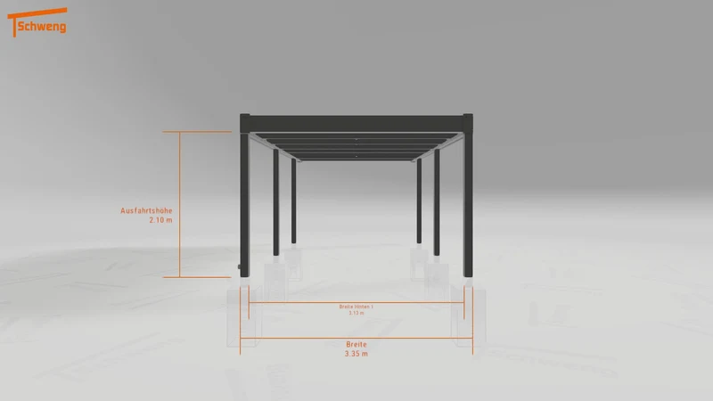 #AT Schweng Flachdachcarport C600+ (ID pbj5m8) #MTG