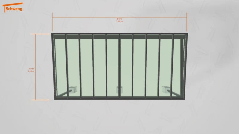 #DE Schweng Terrassenüberdachung S400 (ID 338dbq)