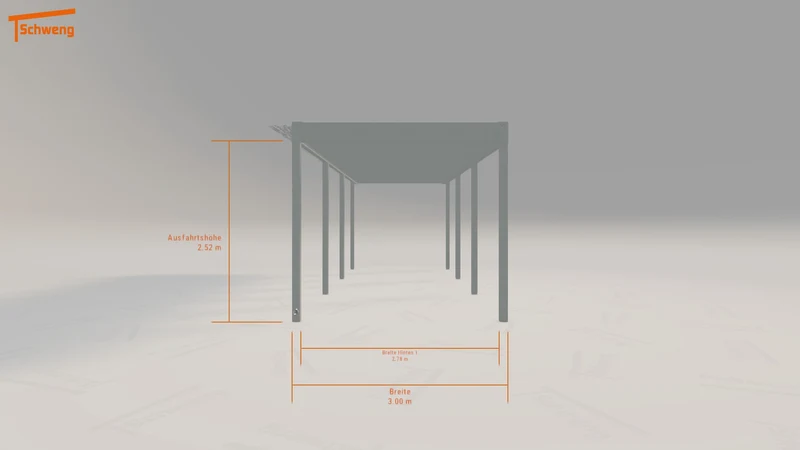#DE Schweng Flachdachcarport C600+ (ID zbg5g9) #MTG
