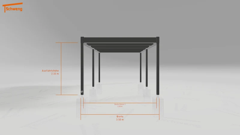 #DE Schweng Flachdachcarport C600 (ID 77mwm7) #MTG