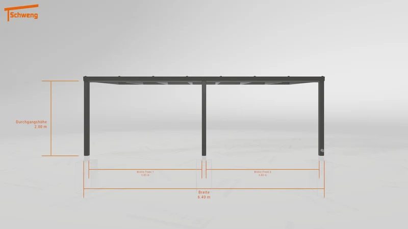 #DE Schweng Terrassenüberdachung S350 (ID k2yq3y)