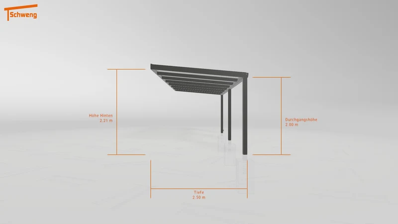 #DE Schweng Terrassenüberdachung S350 (ID k2yq3y)