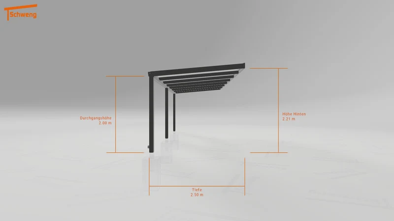 #DE Schweng Terrassenüberdachung S350 (ID k2yq3y)