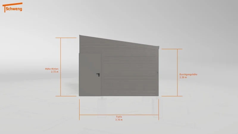 #DE Schweng Pultdachcarport S400 (ID rjz4vg)